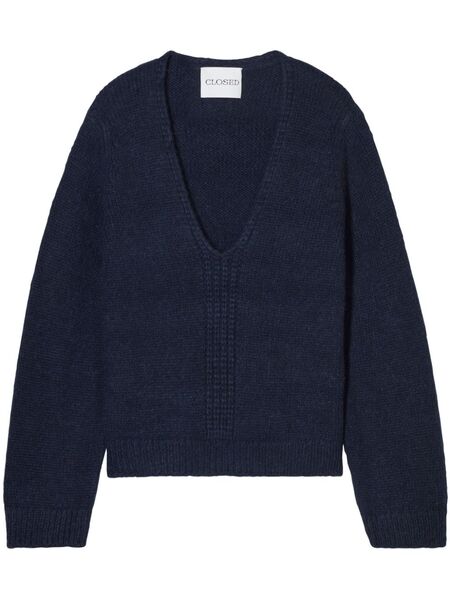  Closed V-neck Sweater - Blue 