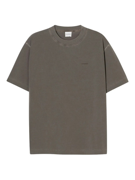  Closed Washed Crew-neck T-shirt - Grey 