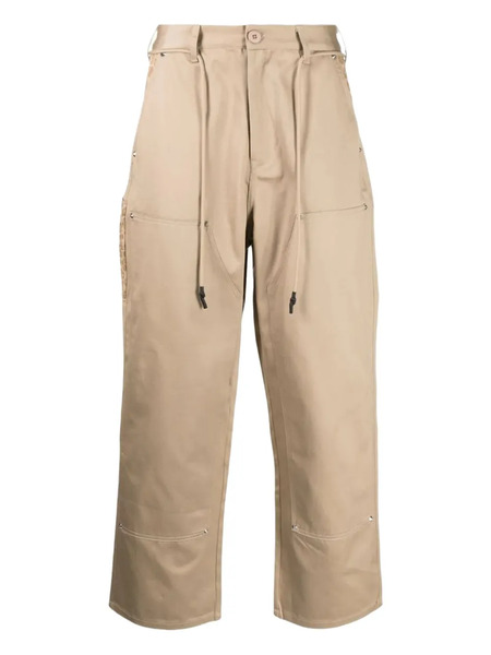  Clot Leopard-print Pocket Trousers - Neutrals 