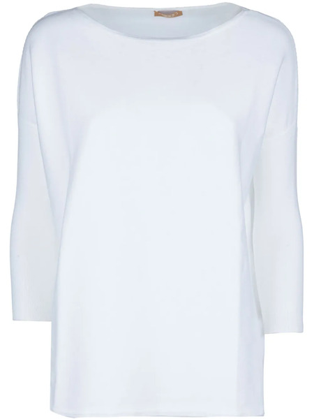  Clouds Boat Neck T-shirt - White 