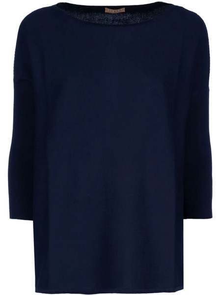  Clouds Fine-knit T-shirt - Blue 
