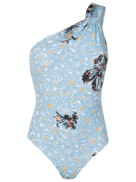  Clube Bossa Draper One-shoulder Swimsuit - Blue 