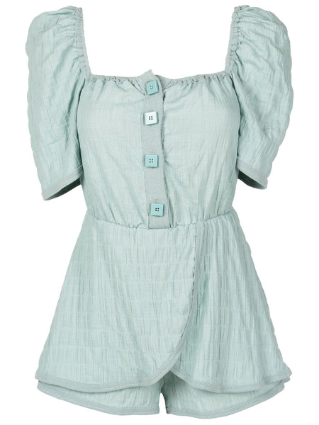  Clube Bossa Folina Square-neck Playsuit - Blue 