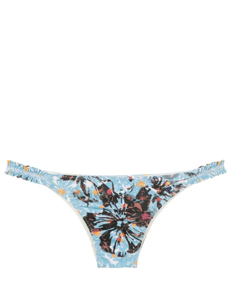  Clube Bossa Formella Flora-print Bikini Bottoms - Blue 