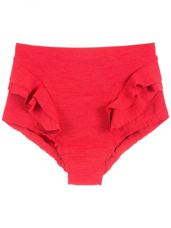  Clube Bossa Hopi High Rise Bikini Bottoms - Red 