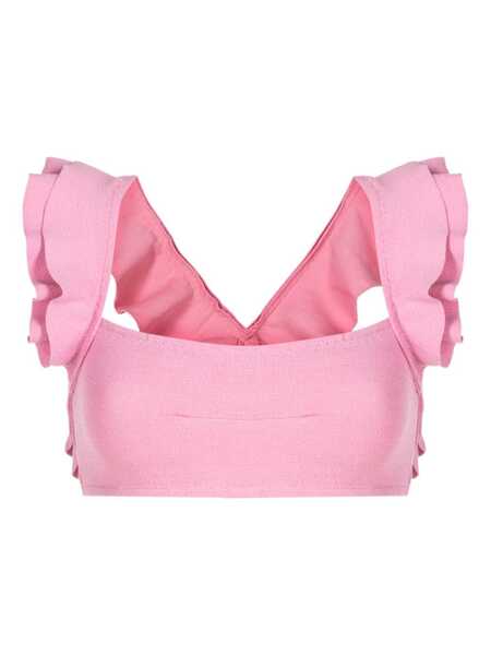  Clube Bossa Jasper Ruffled Bikini Top - Pink 