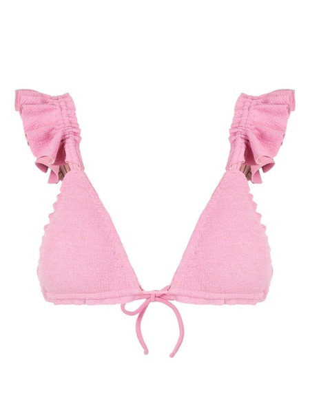  Clube Bossa Laven Ruffled Bikini Top - Pink 