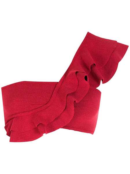  Clube Bossa Malgosia Ruffled Bikini Top - Red 