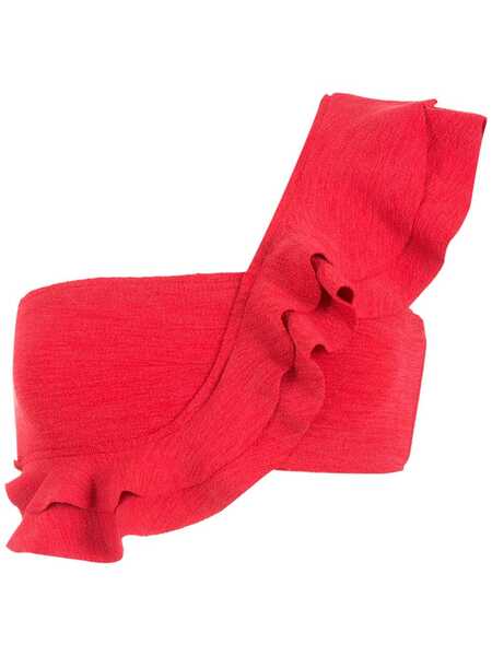  Clube Bossa Malgosia Ruffled Bikini Top - Red 