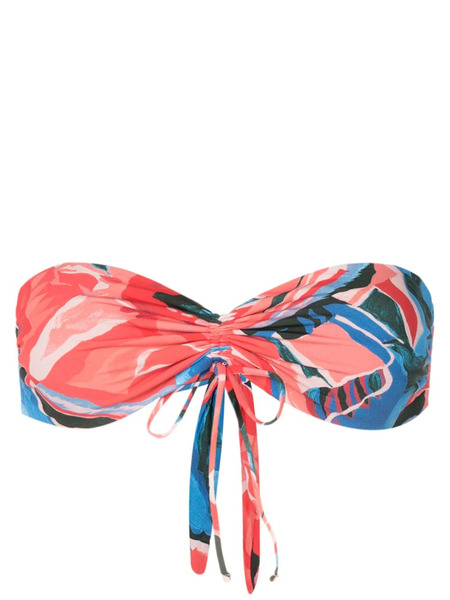 Clube Bossa Percy Graphic-print Bikini Top - Blue 