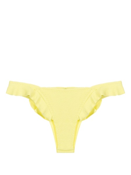  Clube Bossa Winni Ruffle-detail Bikini Bottoms - Yellow 