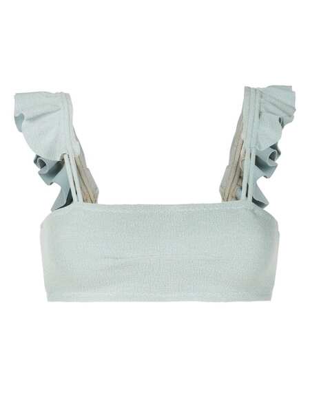  Clube Bossa Zarbo Square-neck Bikini Top - Blue 