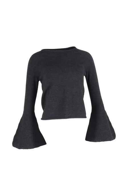  Co Flared-sleeves Wool Sweater - Grey 
