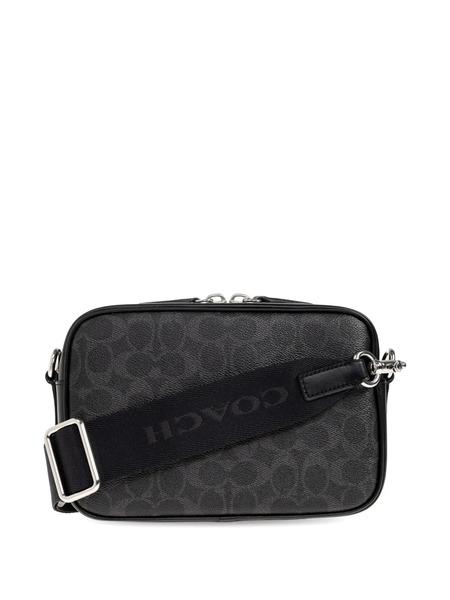  Coach Charter Pattern Strap Tote Bag - Grey 
