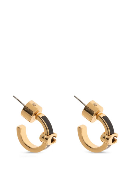  Coach Hoop Shape Earrings - Gold 