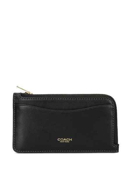  Coach Leather Wallet - Black 