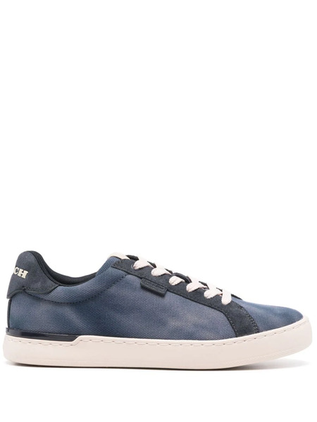  Coach Lowline Canvas Sneakers - Blue 