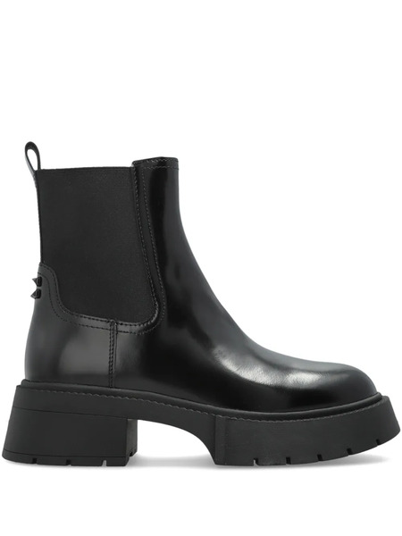  Coach Lug-sole Leather Chelsea Boots - Black 