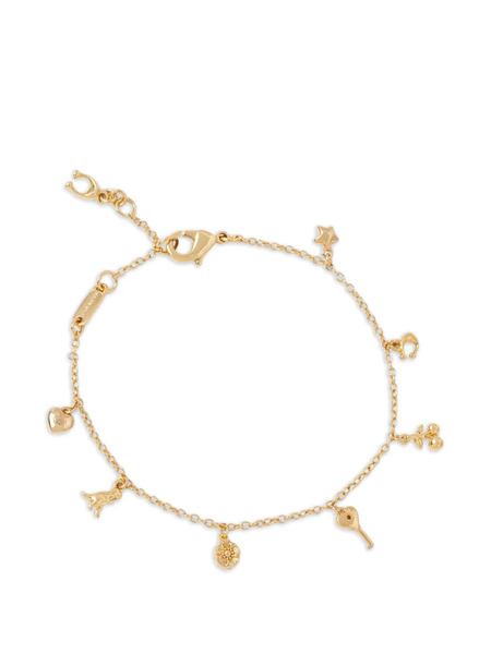  Coach Mini Icons Charm Bracelet - Gold 