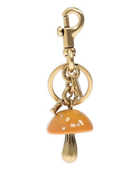  Coach Mushroom Keyring - Gold 