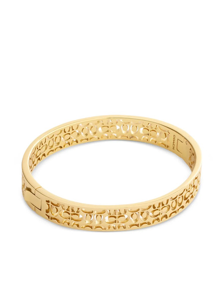  Coach Patterned Bangle - Gold 