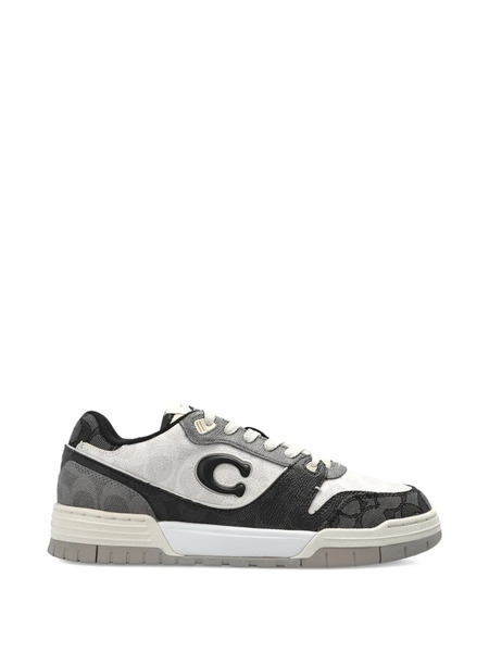  Coach Soho Logo Panelled Sneakers - Neutrals 