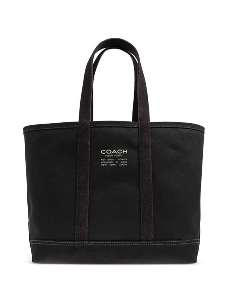  Coach Top Handle Tote Bag - Black 