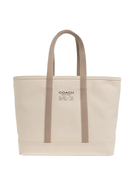  Coach Utility Logo-print Tote Bag - Neutrals 