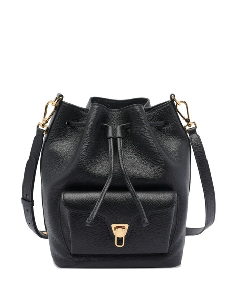  Coccinelle Beat Drawstring Backpack - Black 
