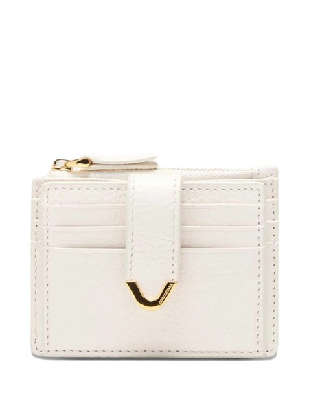  Coccinelle Leather Cardholder - White 