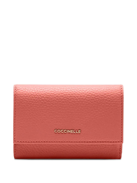  Coccinelle Leather Long Wallet - Pink 