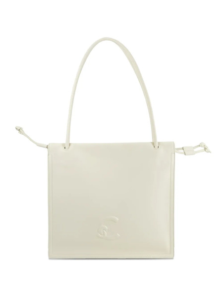  Coccinelle Medium Dulse Tote Bag - White 