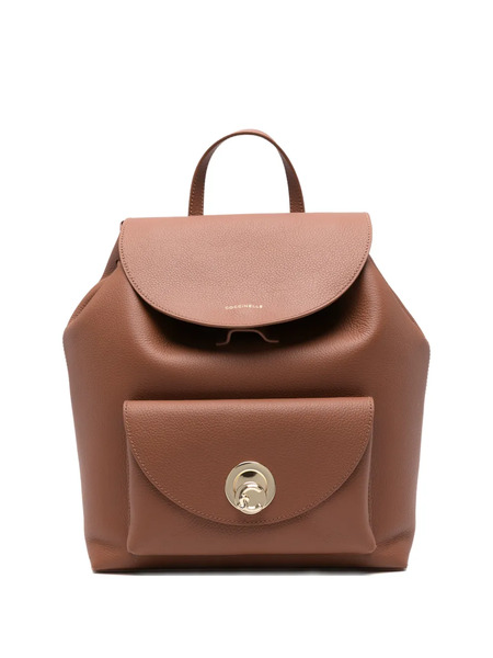  Coccinelle Nikla Turn-lock Backpack - Brown 