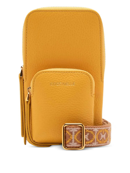  Coccinelle Pixie Leather Phone Case - Yellow 