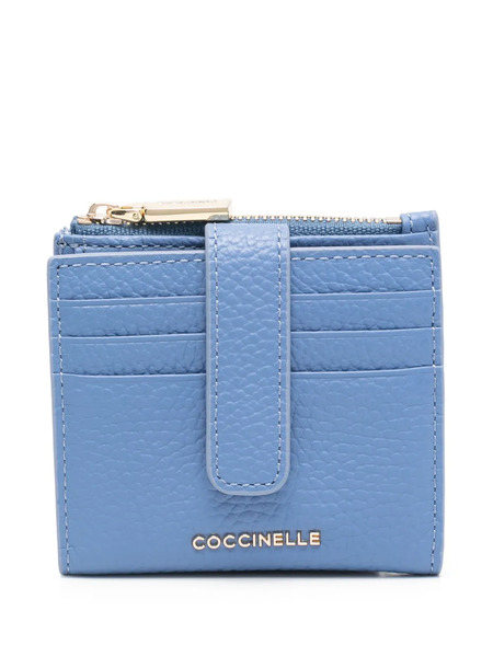  Coccinelle Soft Metallic Wallet - Blue 