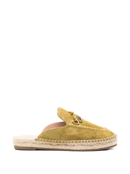  Coccinelle Suede Espadrilles - Green 