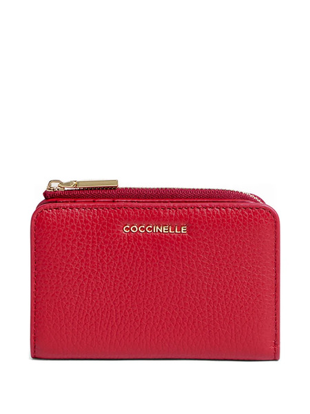 Coccinelle Zip-up Wallet - Red 