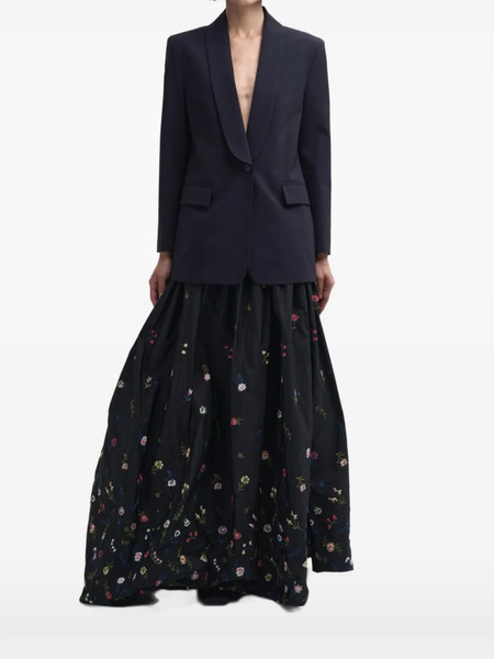  Co.go Shawl-collar Blazer - Blue 