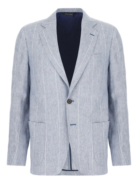  Colamarino Linen Blazer - Blue 