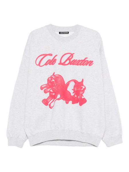  Cole Buxton Graphic-print Sweater - Grey 