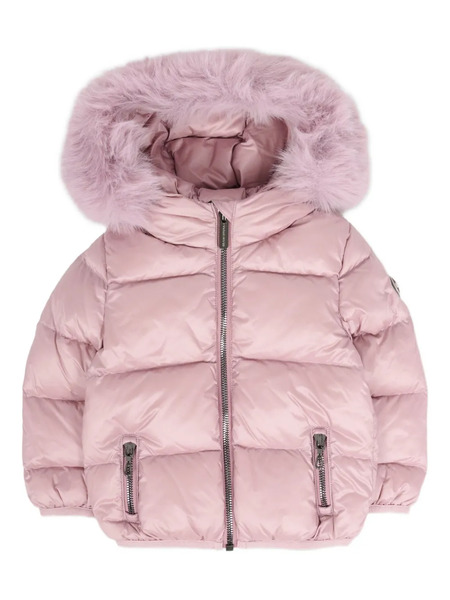  Colmar Kids Fur-trimmed Quilted Jacket - Pink 