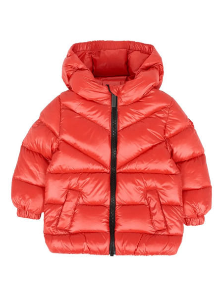  Colmar Kids Hooded Quilted Padded Jacket - Red 