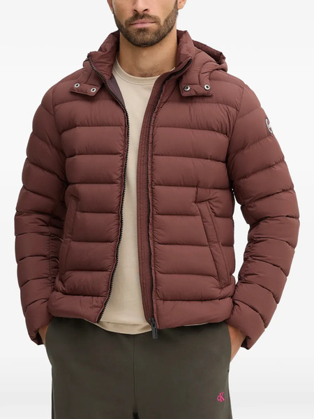  Colmar Quilted Hooded Jacket - Brown 