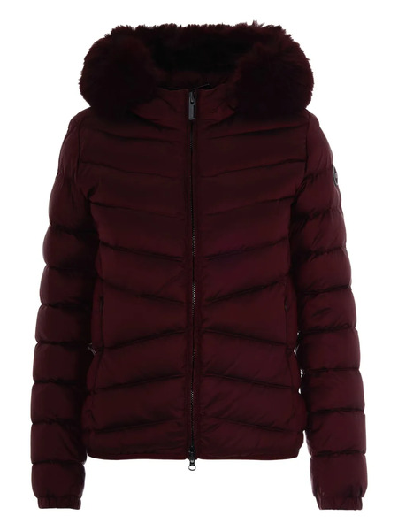  Colmar Quilted Trimmed Hooded Jacket - Red 