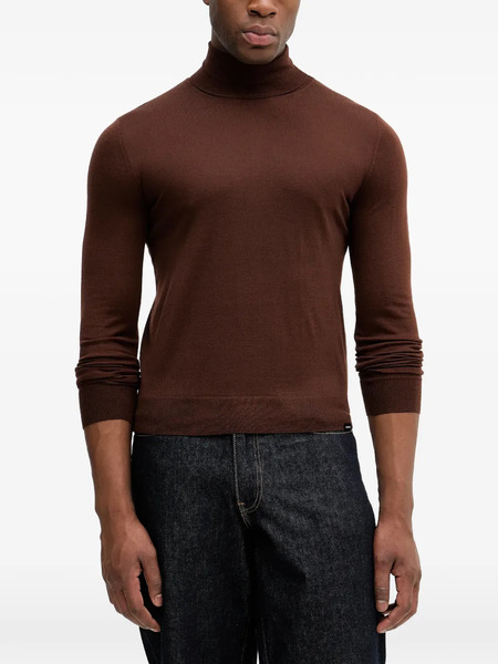  Colmar Turtleneck Long-sleeve Sweater - Brown 