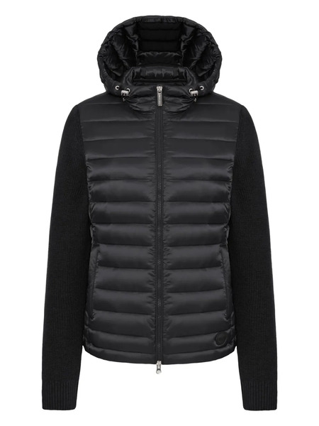  Colmar Zip-fastening Hooded Quilted Jacket - Black 