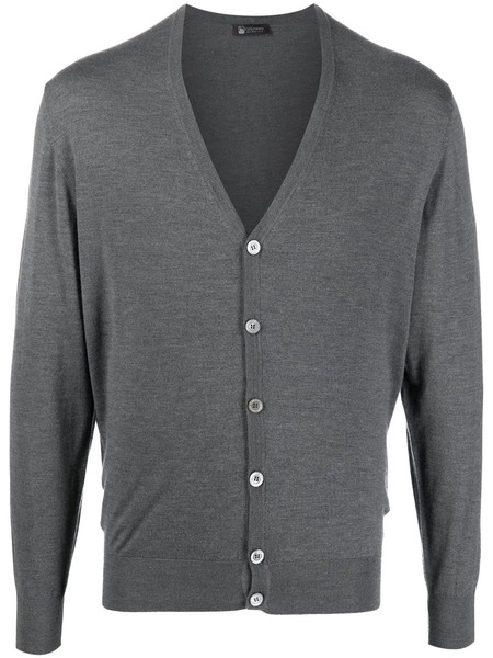 Colombo Button-down Knit Cardigan - Grey 