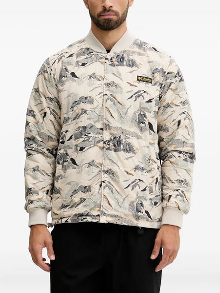  Columbia Graphic-print Long-sleeve Jacket - Neutrals 