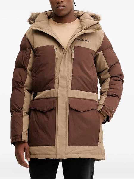  Columbia Hooded Padded Jacket - Neutrals 