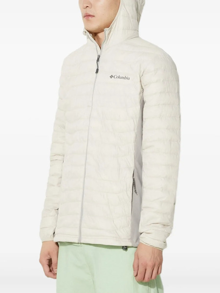  Columbia Quilted Hooded Jacket - Neutrals 